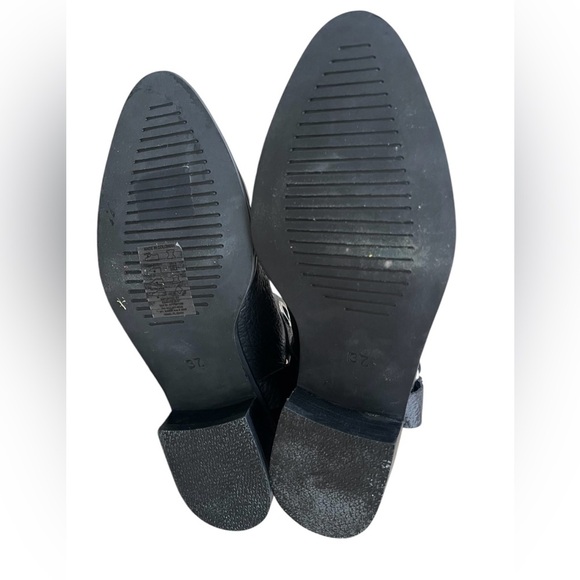 Kaanas Morelia Harness Grommet Open-Ankle Bootie Boot Black Leather Size 6.5 - Picture 10 of 10